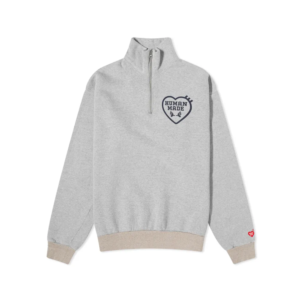 Military Half-Zip Sweatshirt