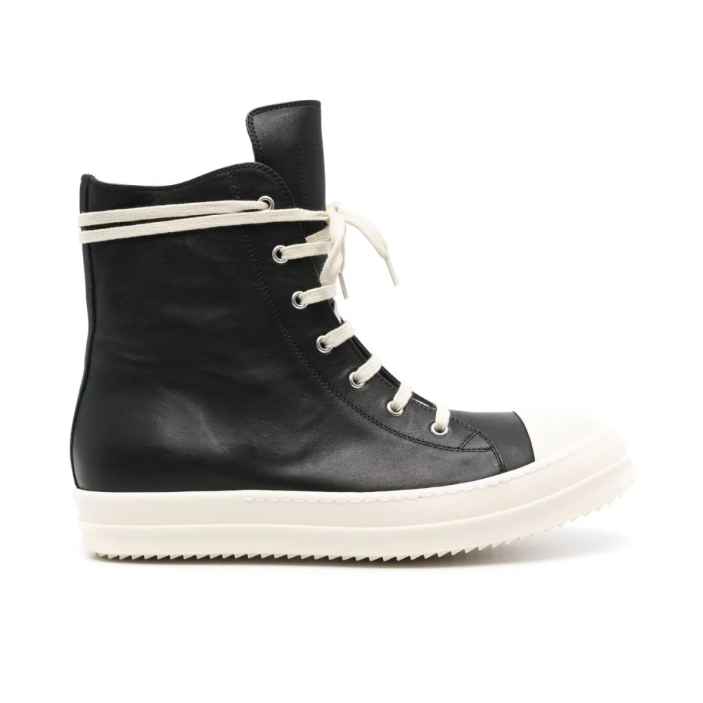 zip-up high-top sneakers