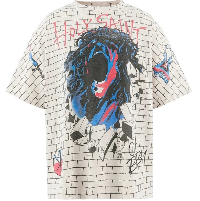 SS T-SHIRT/HOLY SAINT / WHT