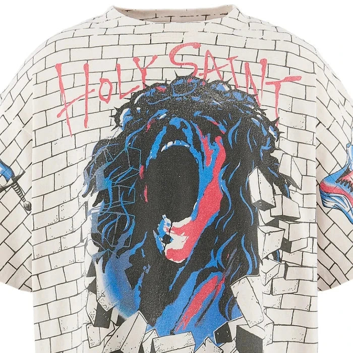 SS T-SHIRT/HOLY SAINT / WHT