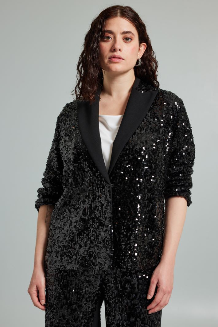 CESTO All-over sequined blazer