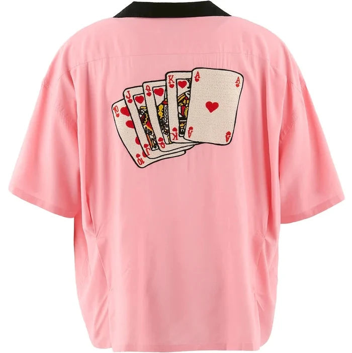 BOWLING SHIRT/TRUMP / PNK