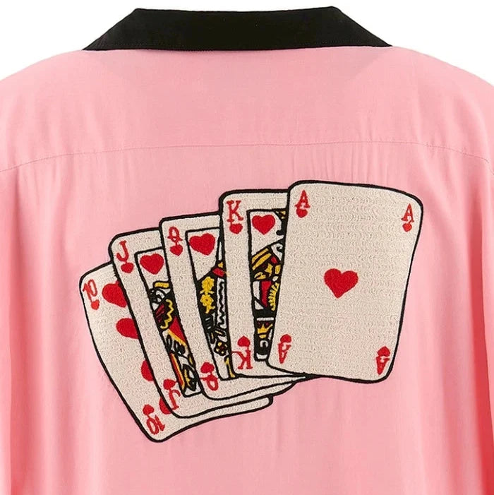 BOWLING SHIRT/TRUMP / PNK