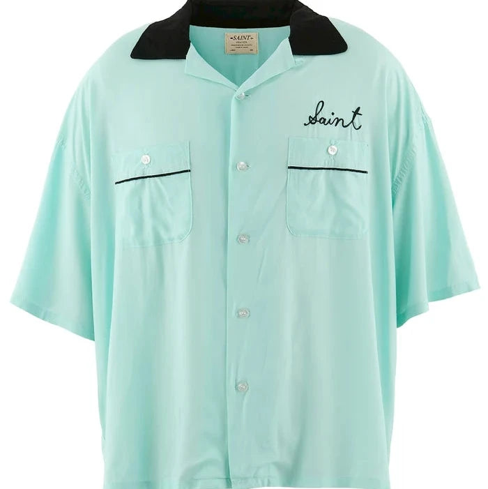 BOWLING SHIRT/TRUMP / SKY BLU