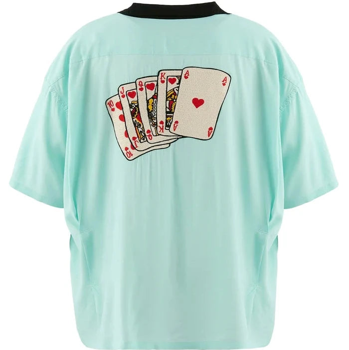 BOWLING SHIRT/TRUMP / SKY BLU