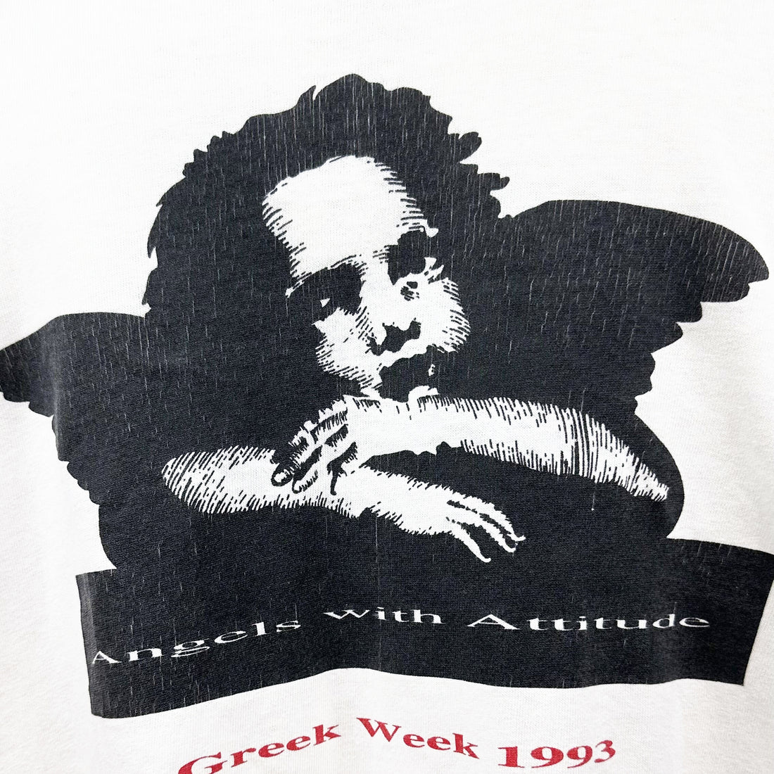 1993 PI BETA PHI ANGELS WITH ATTITUDE GREEK WEEK XL 背面プリント アップ