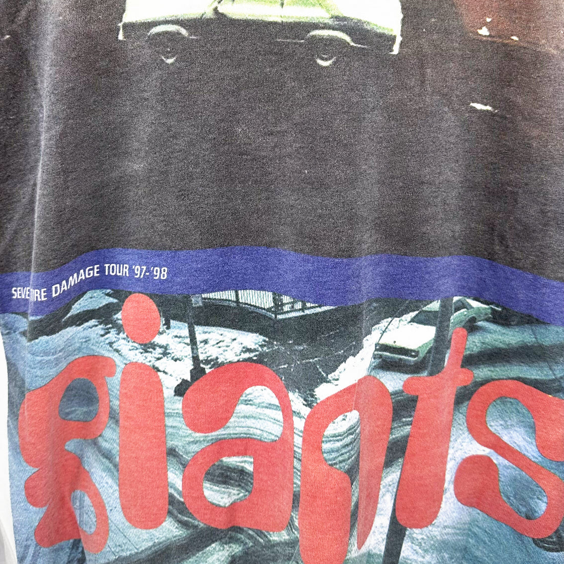 1997 THEY MIGHT BE GIANTS SEVERE DAMAGE TOUR XL 背面プリント アップ