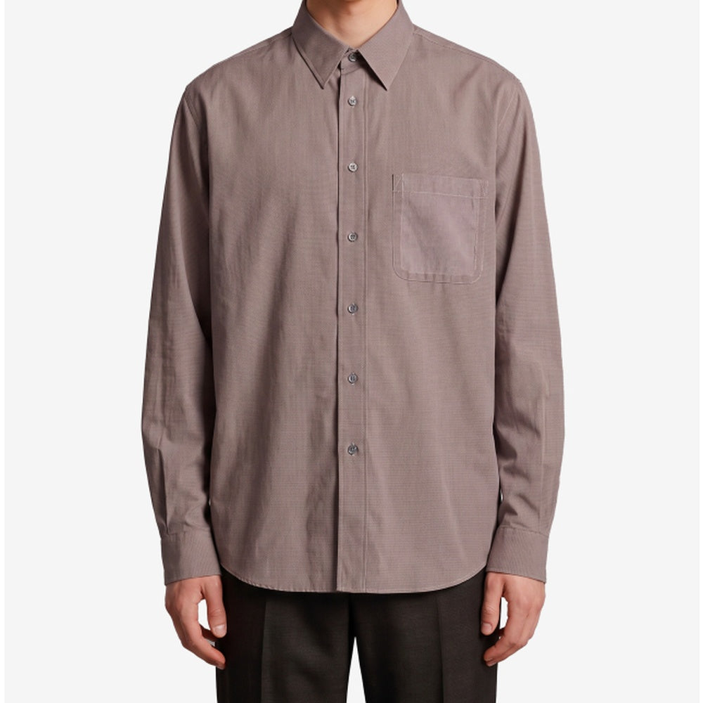 Long-sleeved cotton shirt