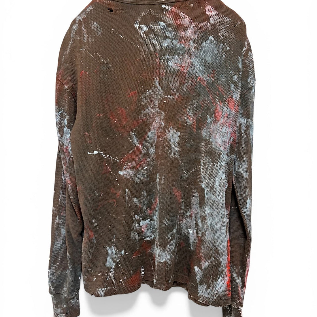 Bleach & Damage Waffle Long-Sleeve Tee