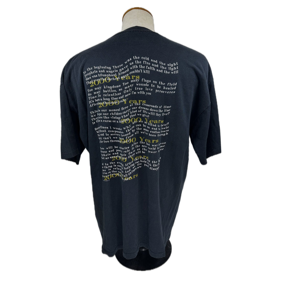 2000 BILLY JOEL FINAL SHOWS OF THE MILLENNIUM XL 背面 ツアープリント