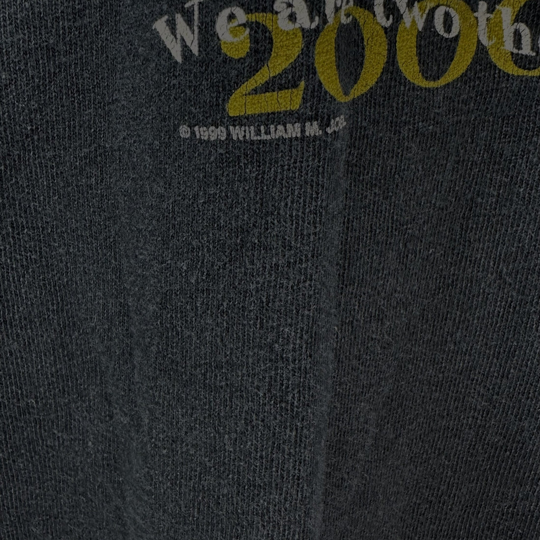 2000 BILLY JOEL FINAL SHOWS OF THE MILLENNIUM XL 背面プリント ディテール（2000）