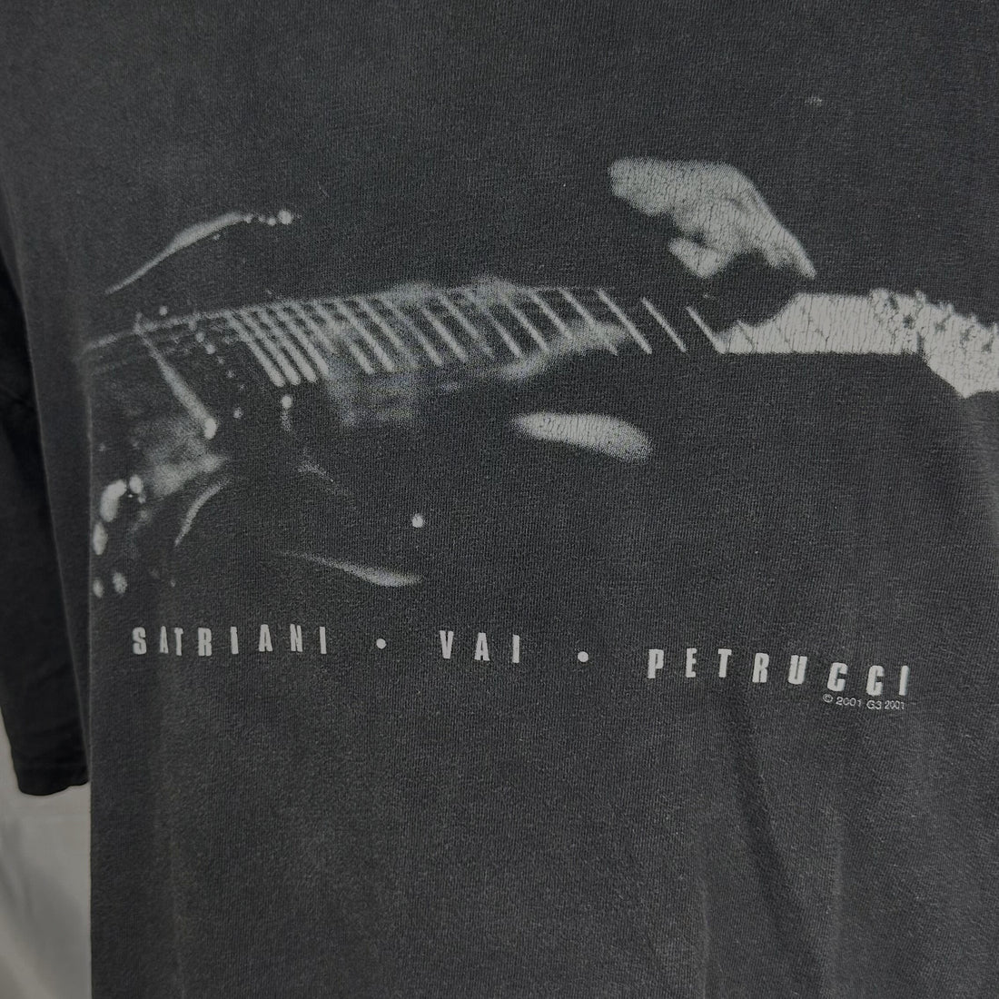 2001 G3 SATRIANI VAI PETRUCCI TOUR XL 正面プリント アップ