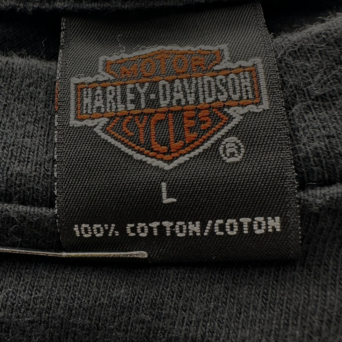 2001 HARLEY-DAVIDSON INDIANA DEALERS LIGHTNING EAGLE L HARLEY-DAVIDSON ネックタグ L