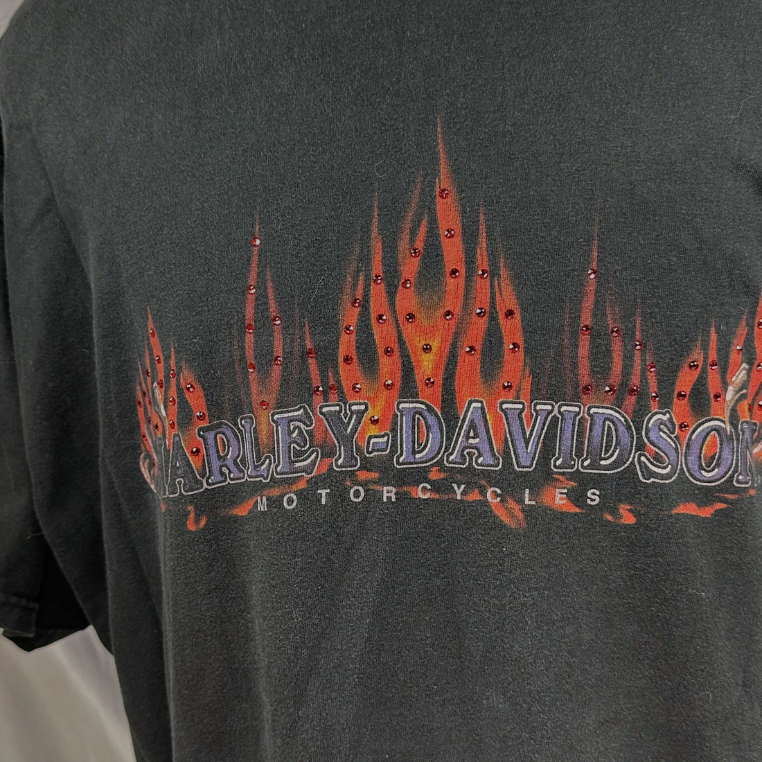 2002 ATLANTIC COUNTY HARLEY-DAVIDSON ATLANTIC CITY NJ 2XL 正面ロゴ アップ
