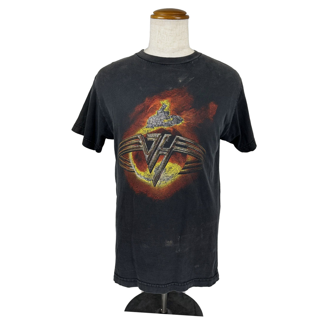 2004 VAN HALEN TOUR M 正面 炎の VH ロゴ（前身頃の汚れ）