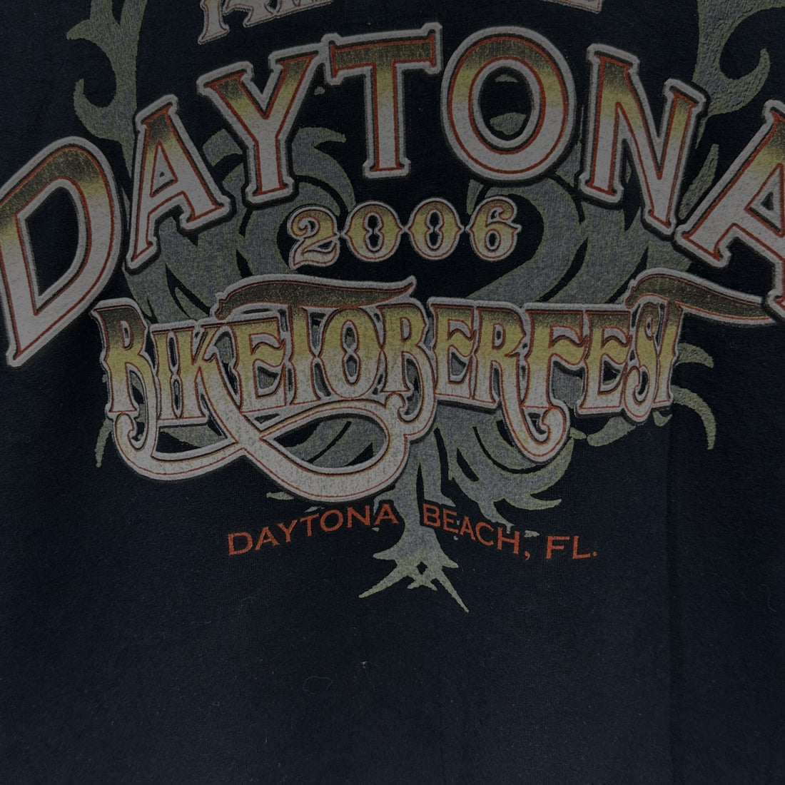 2006 DAYTONA BIKETOBERFEST 8 BALL SNAKE LS XL 背面プリント アップ