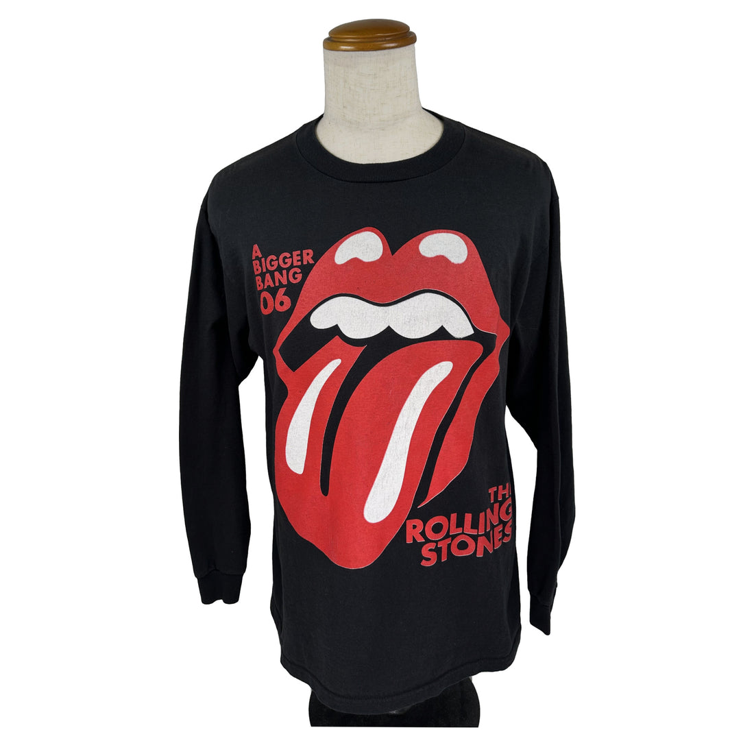 2006 THE ROLLING STONES A BIGGER BANG NORTH AMERICAN FALL TOUR LS L 正面 ベロのロゴ