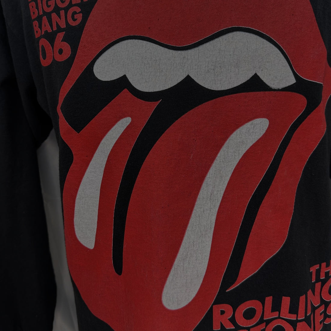 2006 THE ROLLING STONES A BIGGER BANG NORTH AMERICAN FALL TOUR LS L 正面ロゴ アップ