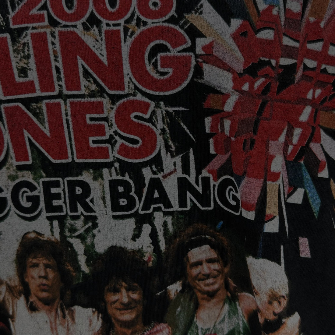 2006 THE ROLLING STONES A BIGGER BANG NORTH AMERICAN FALL TOUR LS L メンバーの写真 アップ