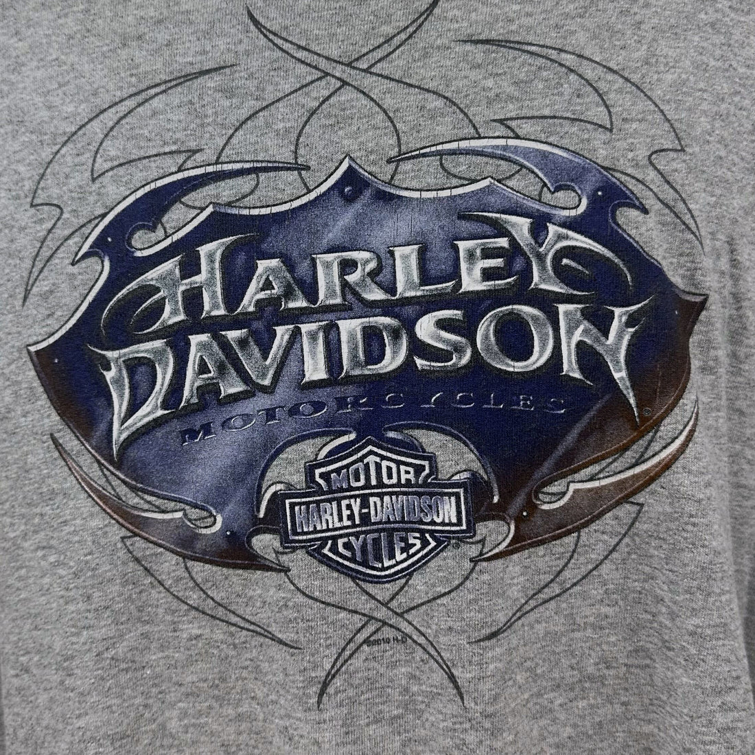2010 CRYSTAL RIVER HARLEY-DAVIDSON FLORIDA MANATEE LS 2XL 正面ロゴ アップ
