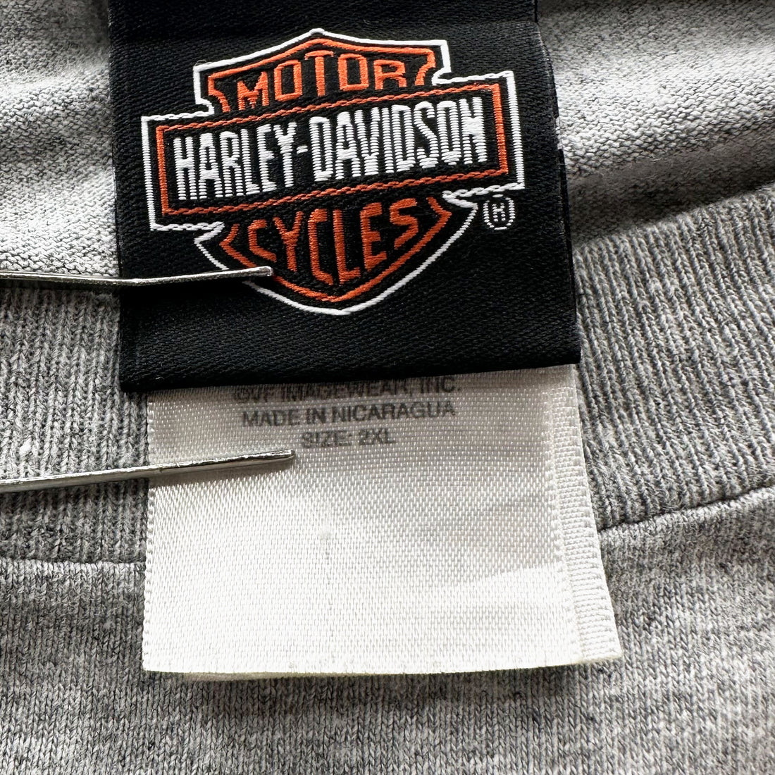 2010 CRYSTAL RIVER HARLEY-DAVIDSON FLORIDA MANATEE LS 2XL HARLEY-DAVIDSON ネックタグ 2XL