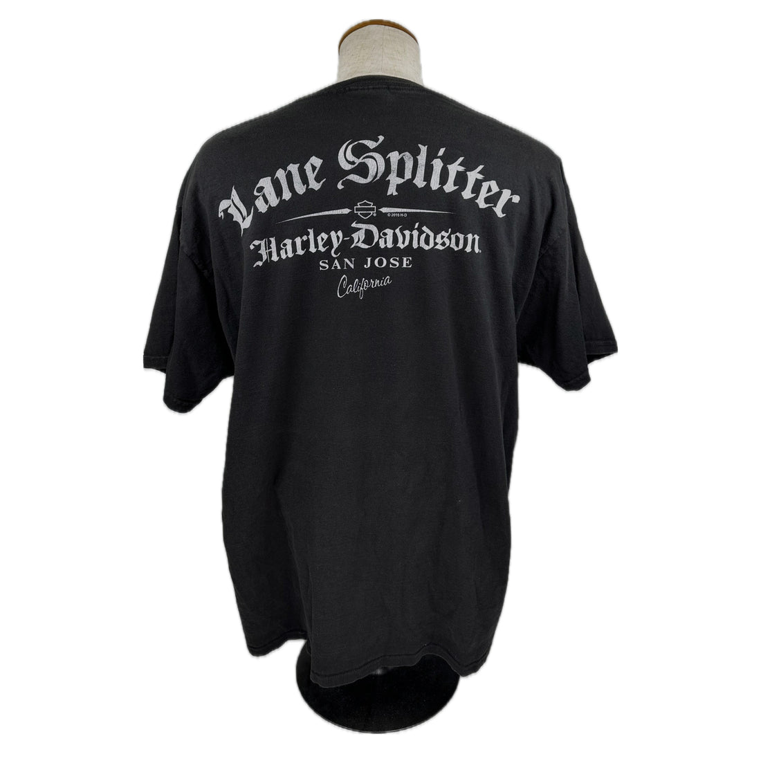 2010 LANE SPLITTER HARLEY-DAVIDSON SAN JOSE CALIFORNIA XL 背面 Lane Splitter プリント