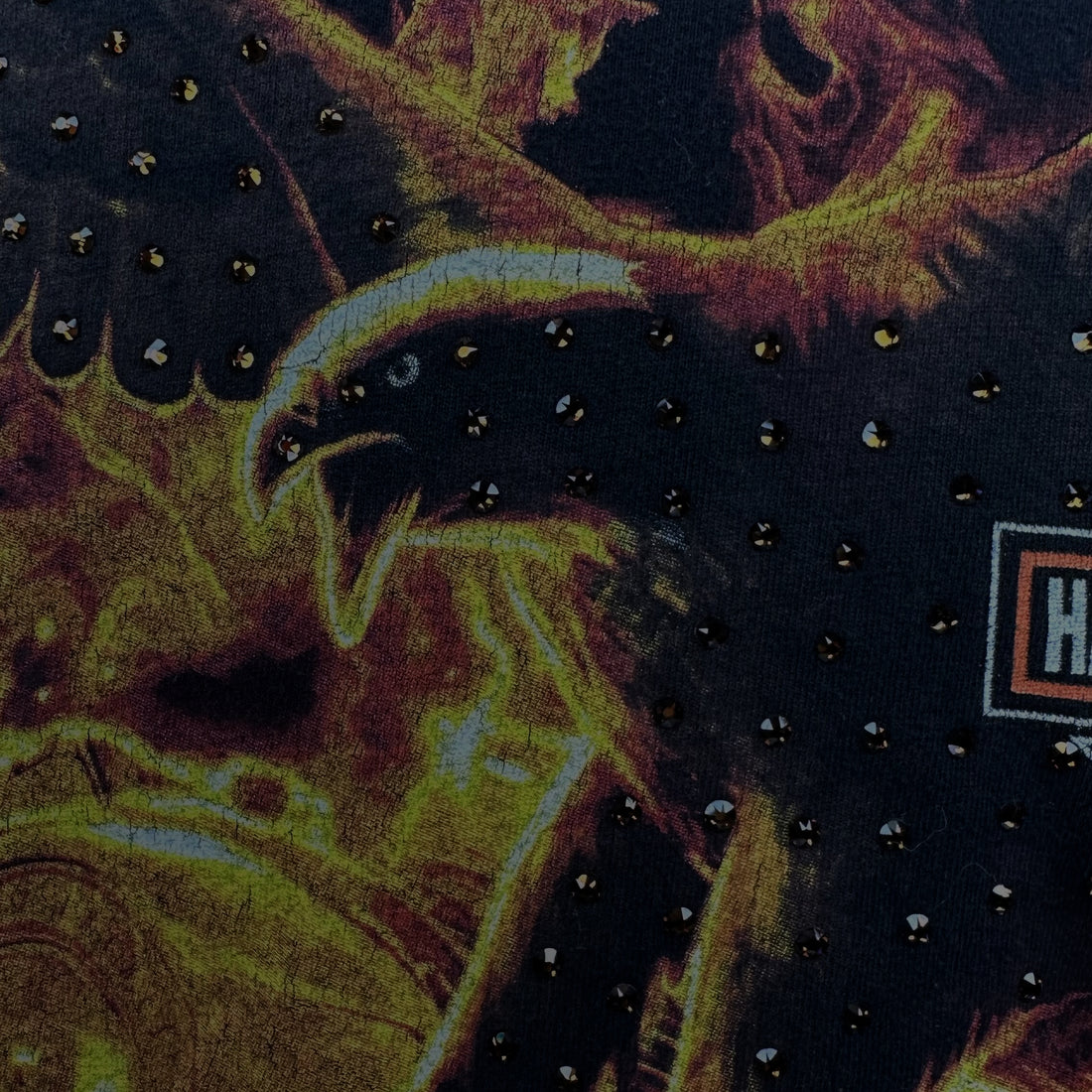 2016 WINDY CITY HARLEY-DAVIDSON CHICAGO FLAME EAGLE XL ラインストーン ディテール
