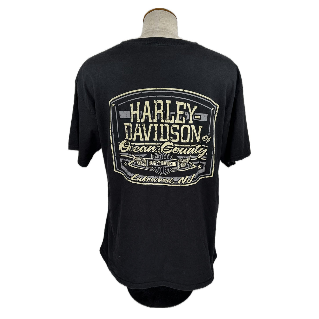 2019 HARLEY-DAVIDSON OF OCEAN COUNTY LAKEWOOD NJ FLAT TRACK L 背面 Ocean County ディーラーロゴ