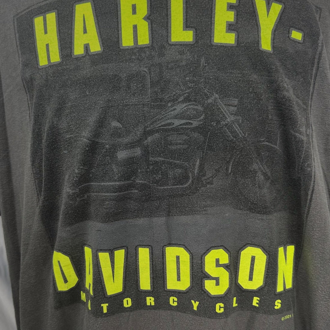 2021 TOMBSTONE HARLEY-DAVIDSON ARIZONA COWBOYS 3XL 正面プリント アップ