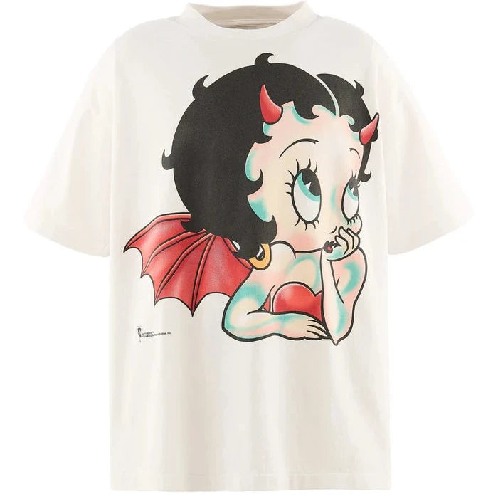 BTY_SS T-SHIRT/DEVIL / WHT