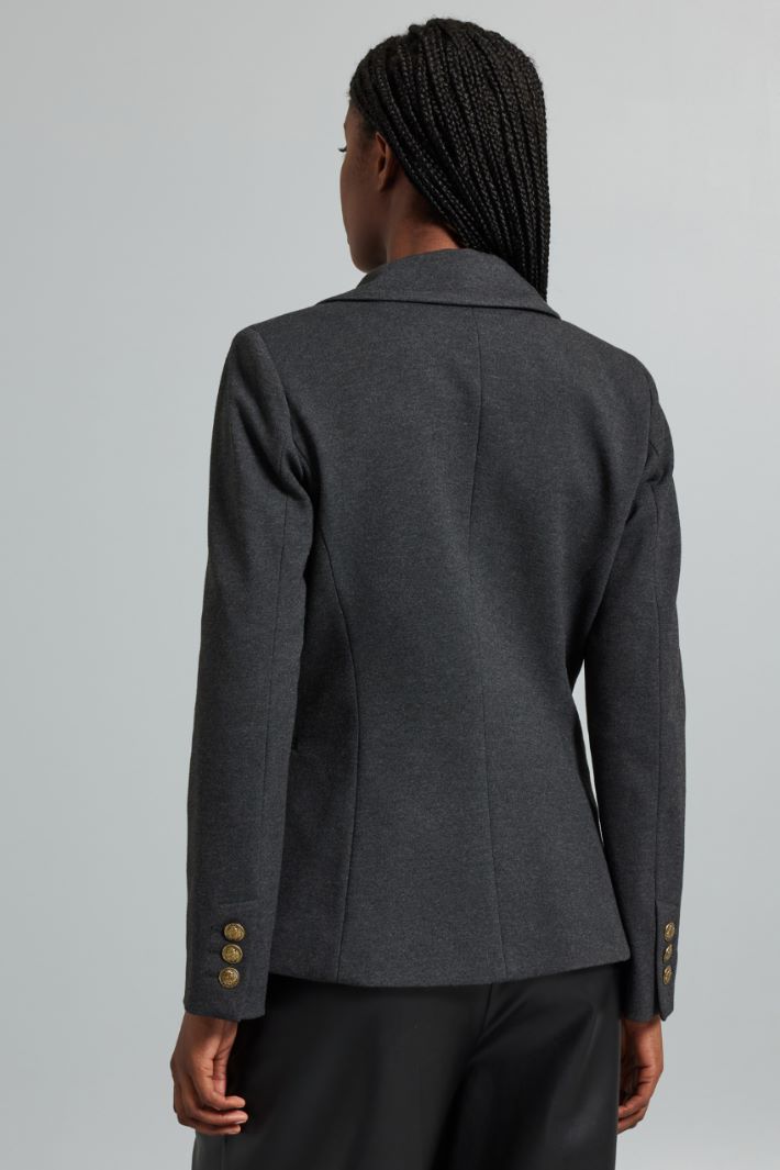 BARRA Fitted jersey blazer