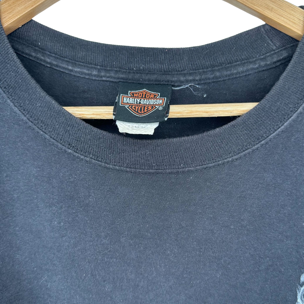 Harley-Davidson Nashville Honky Tonk T-Shirt – Skull & Guitars Back Print – XL – Black