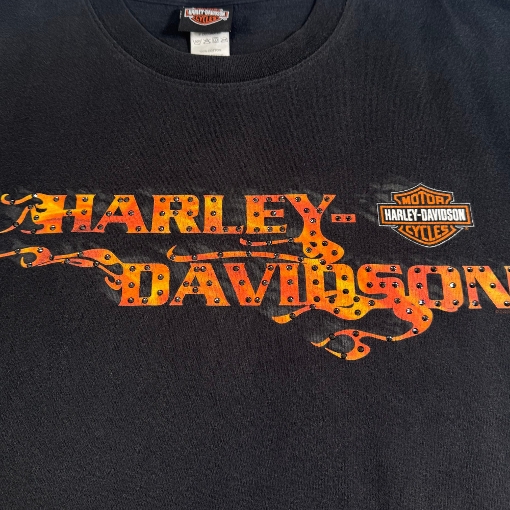 Vintage Harley-Davidson Flame Logo Tee
