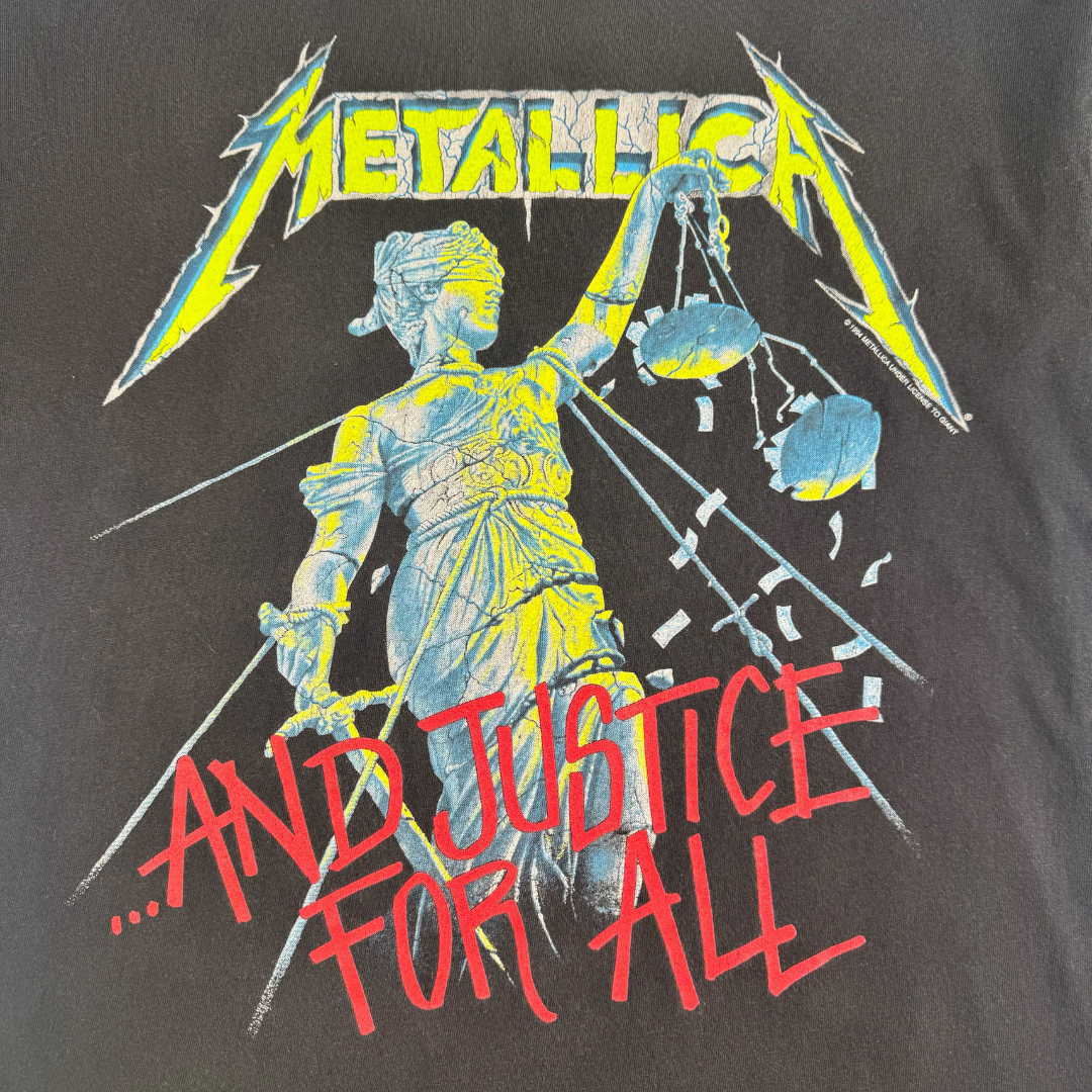 Vintage Metallica “…And Justice For All” Tour Tee (1988)