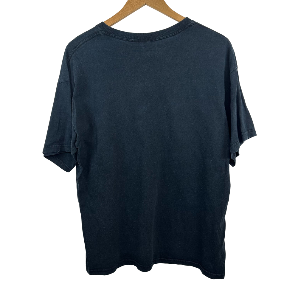 Prototype Graphic T-Shirt – Red Logo Print – Gildan Heavy Cotton – Size L – Black