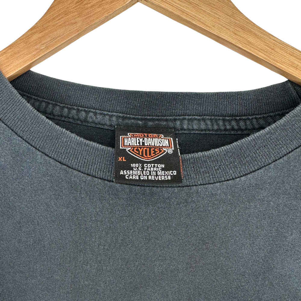 Harley-Davidson Gothic Logo T-Shirt – Swarovski Custom – XL – Black