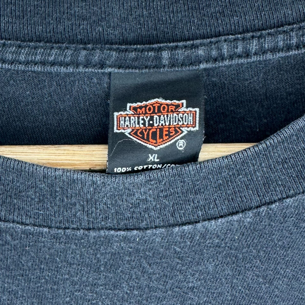 Harley-Davidson Eagle Flame Long Sleeve – Swarovski Custom – XL – Black