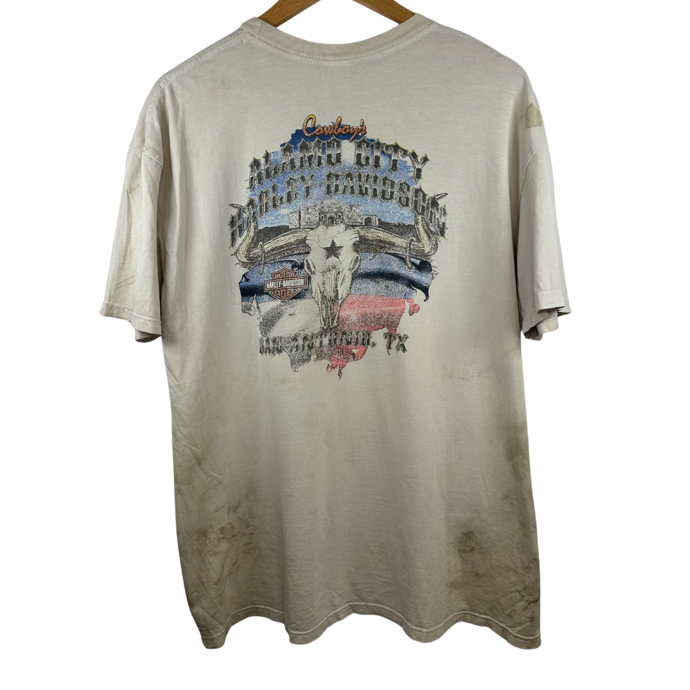Harley-Davidson “Ride a Legend” Graphic T-Shirt – XL – Cream