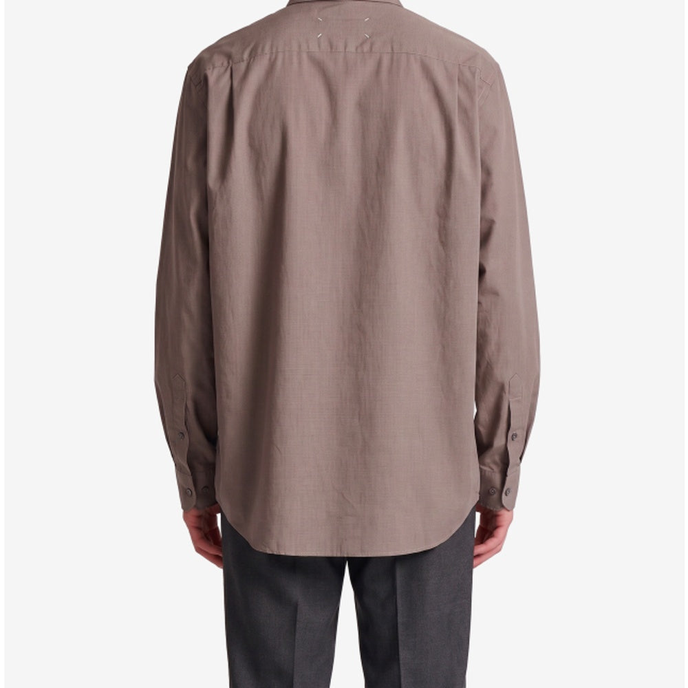 Long-sleeved cotton shirt