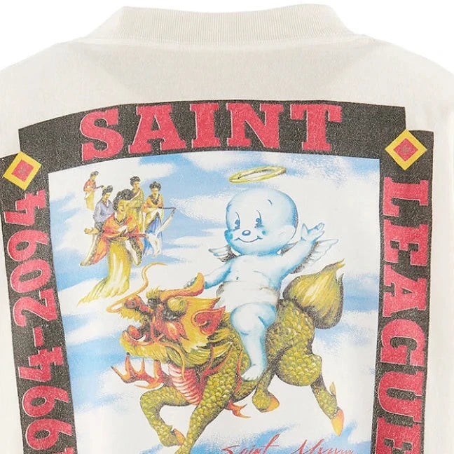 BAPE_SS T-SHIRT/POOL / WHT