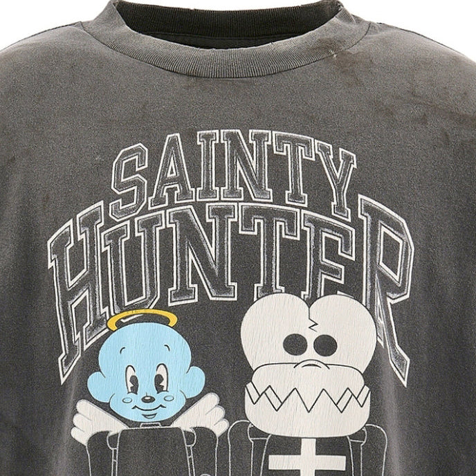 BH_SS TEE/SKULL-K&BABY-M / BLK