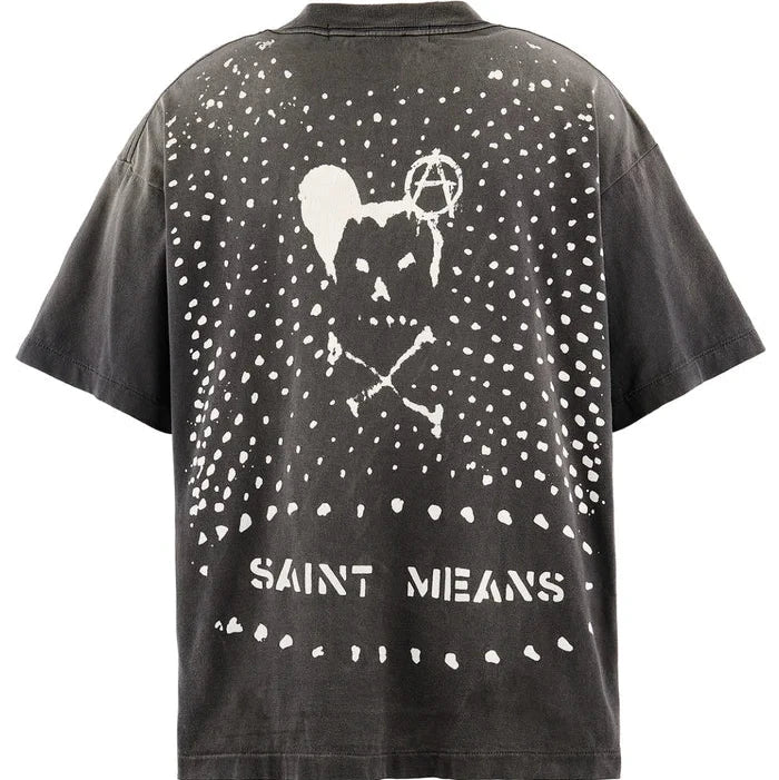 BKM_SS T-SHIRT/SAINT MEANS / BLK