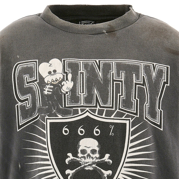 BH_SS T-SHIRT/SAINTY HUNTER/BLK / BLK