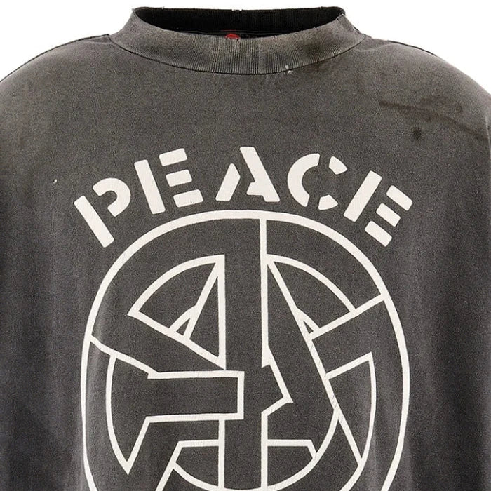 BKM_SS T-SHIRT/PEACE / BLK