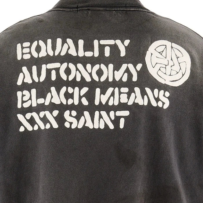 BKM_SS T-SHIRT/PEACE / BLK
