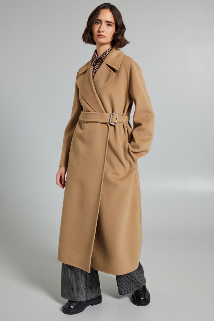 DIFFUSIONETESSILE/INTREND/ALPINO/Longcloth coat/Camel