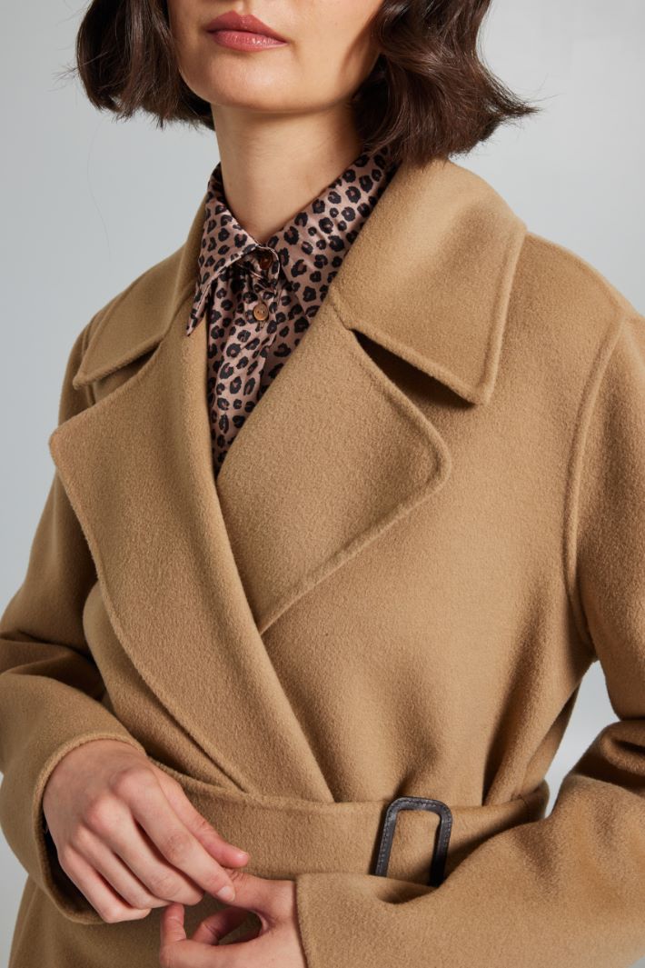 DIFFUSIONETESSILE/INTREND/ALPINO/Longcloth coat/Camel