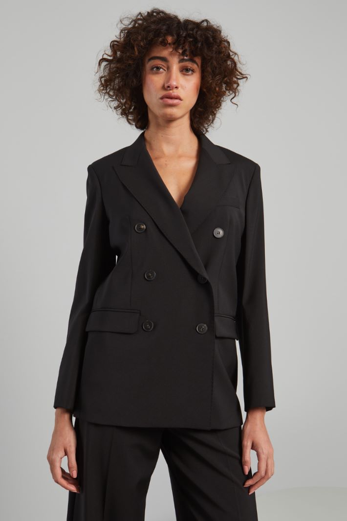 YARDEN Double-breasted canvas blazer