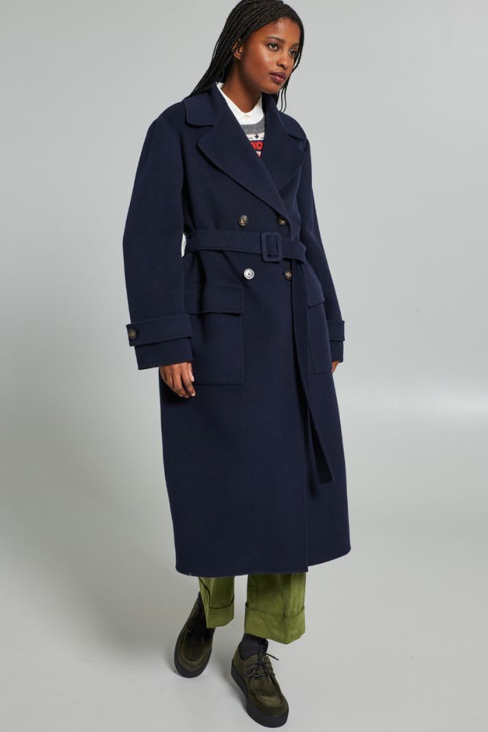 Z/DIFFUSIONETESSILE/INTREND/TRONTO/Coat with padded insert/Blue