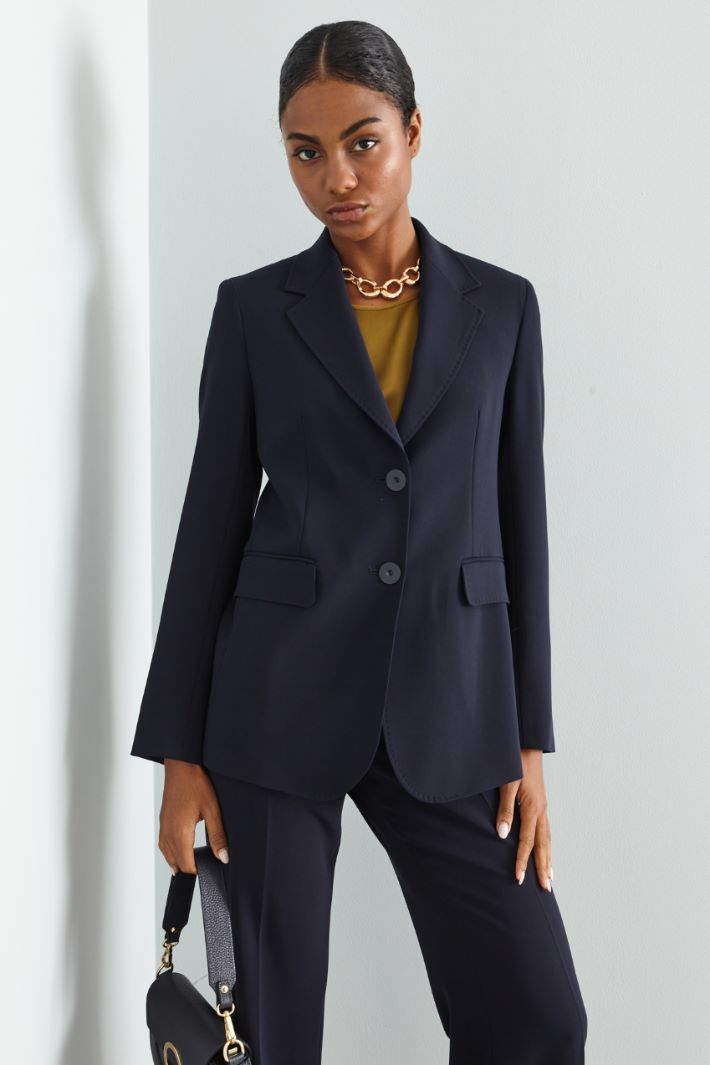 LINZ Single-breasted kady blazer